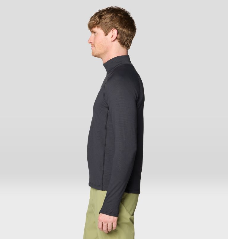 Men's Crater Lake Heavyweight Half Zip, Color: Black, image 4