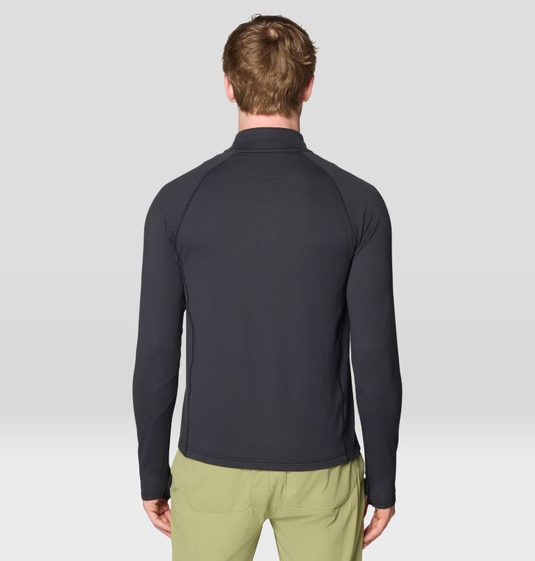 Men's Crater Lake Heavyweight Half Zip, Color: Black, image 3