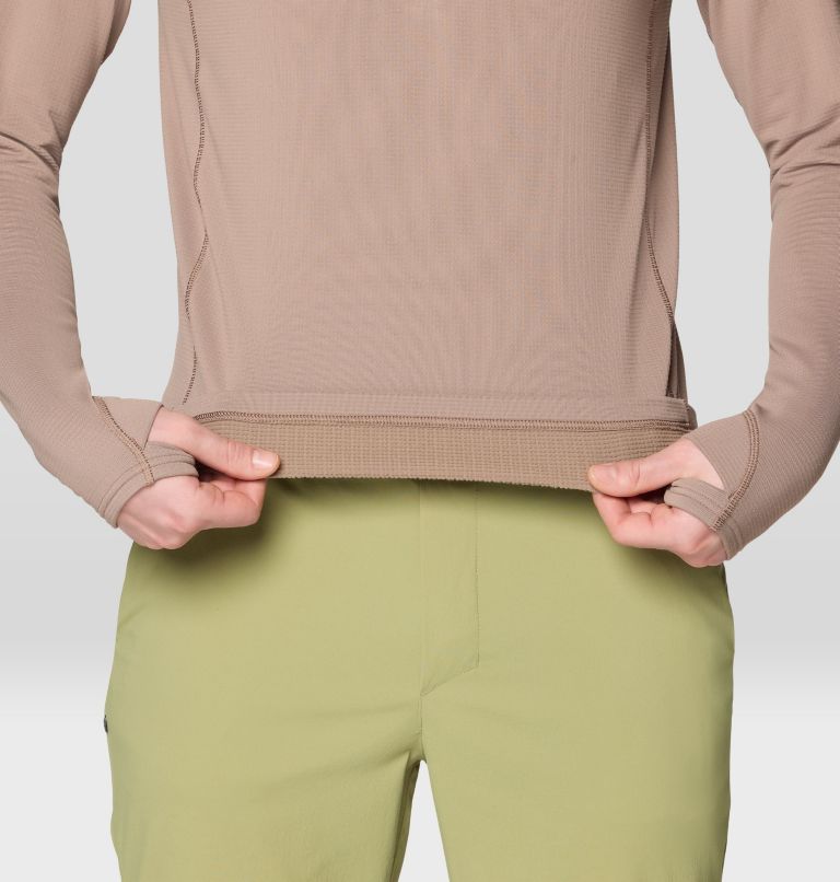 Men's Crater Lake Heavyweight Half Zip, Color: Wild Taupe, image 7