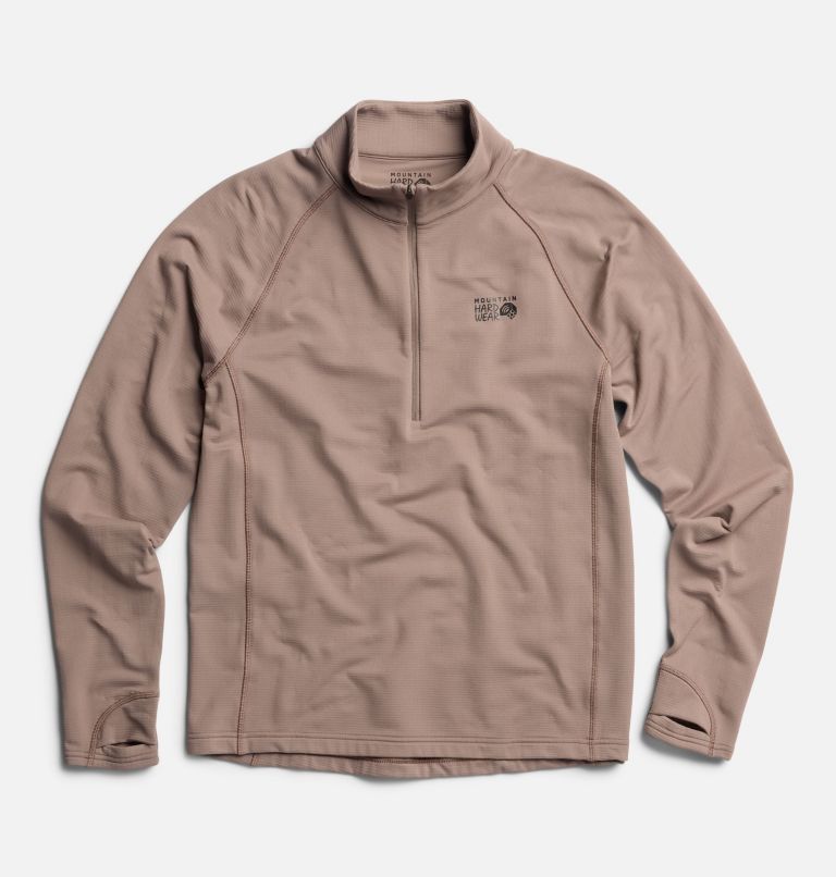 Men's Crater Lake Heavyweight Half Zip, Color: Wild Taupe, image 2