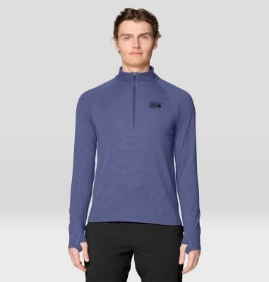 Men's Crater Lake Heavyweight Half Zip, Color: Lapis Dusk, Avid, image 13