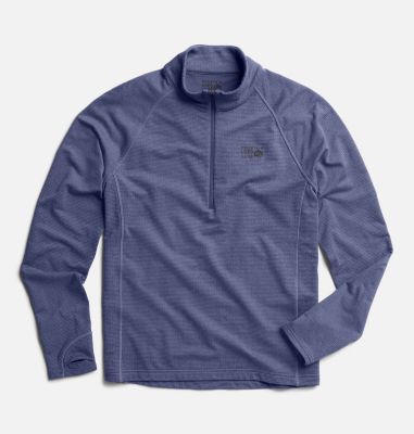 Men's Crater Lake Heavyweight Half Zip, Color: Lapis Dusk, Avid, image 14
