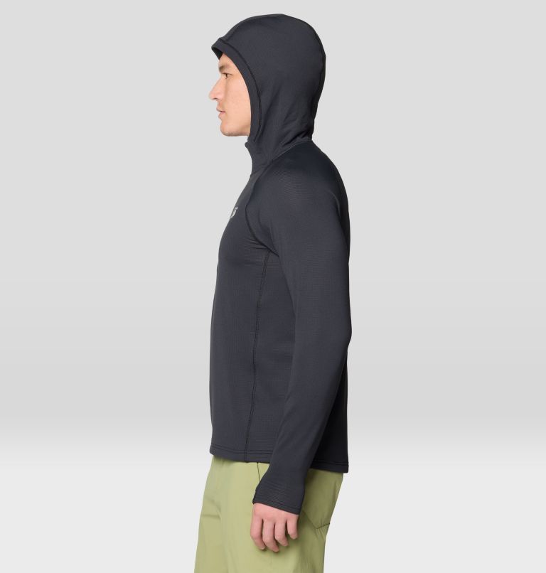 Men's Crater Lake Heavyweight Half Zip Hoody, Color: Black, image 4
