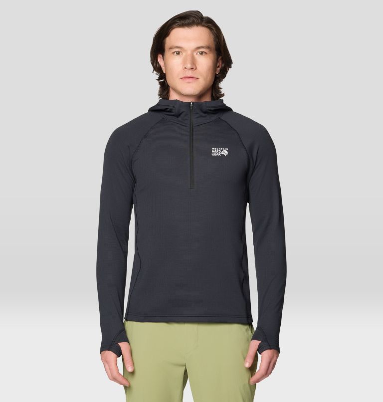 Men's Crater Lake Heavyweight Half Zip Hoody, Color: Black, image 5