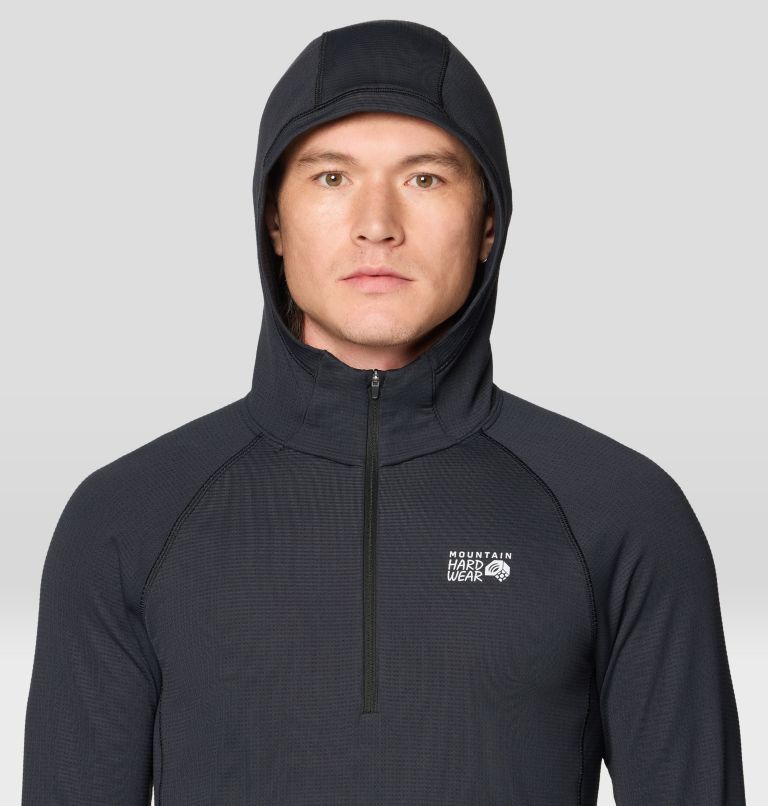 Men's Crater Lake Heavyweight Half Zip Hoody, Color: Black, image 6