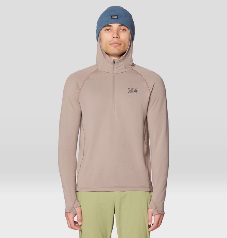 Men's Crater Lake Heavyweight Half Zip Hoody, Color: Wild Taupe, image 5