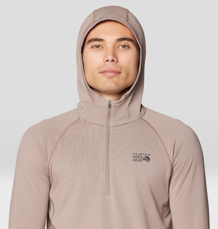 Men's Crater Lake Heavyweight Half Zip Hoody, Color: Wild Taupe, image 6