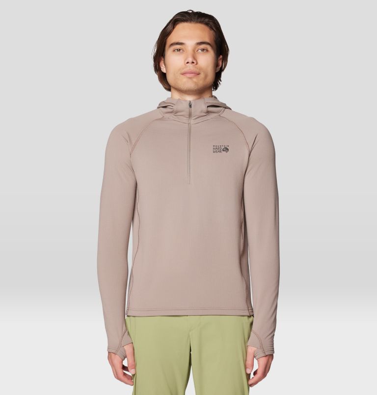 Men's Crater Lake Heavyweight Half Zip Hoody, Color: Wild Taupe, image 1