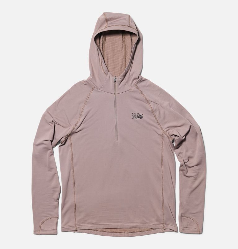 Men's Crater Lake Heavyweight Half Zip Hoody, Color: Wild Taupe, image 2