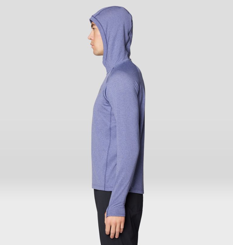 Men's Crater Lake Heavyweight Half Zip Hoody, Color: Lapis Dusk, Avid, image 4