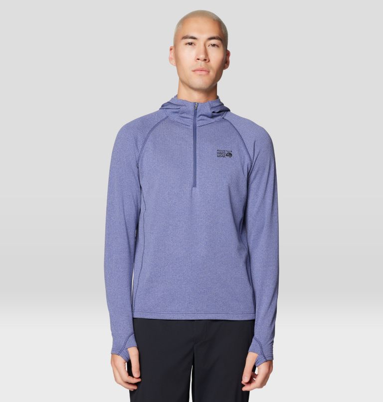 Men's Crater Lake Heavyweight Half Zip Hoody, Color: Lapis Dusk, Avid, image 1