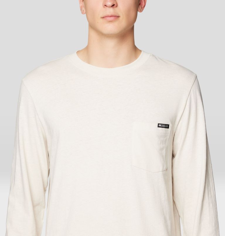 Men's On Edge Long Sleeve, Color: Stone, image 4