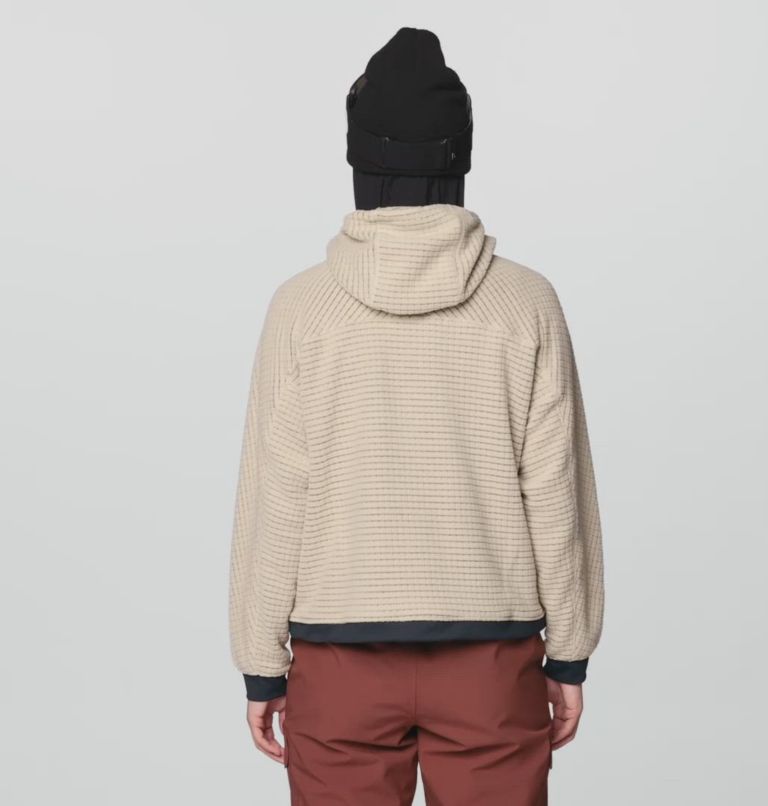 Women's Summit Grid Big Grid Hoody, Color: Fossil