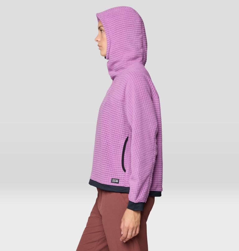 Women's Summit Grid Big Grid Hoody, Color: Lilac Glow, image 4