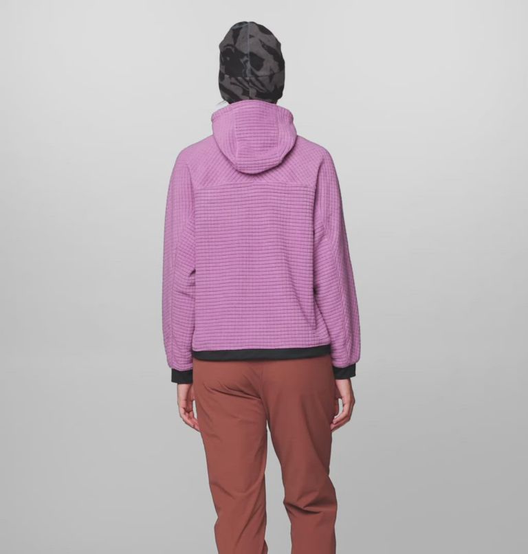 Women's Summit Grid Big Grid Hoody, Color: Lilac Glow