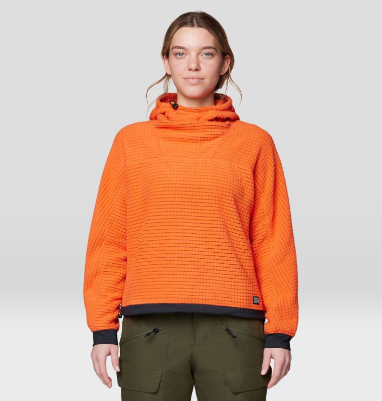 Women's Summit Grid Big Grid Hoody, Color: Aspect, image 1