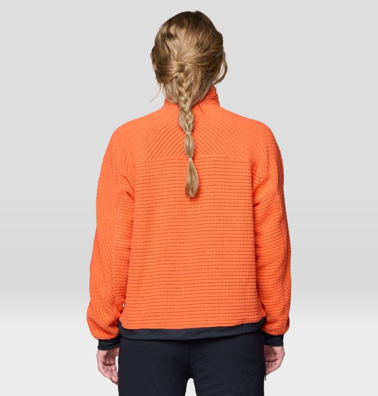Women's Summit Grid Big Grid Half Zip, Color: Aspect, image 2