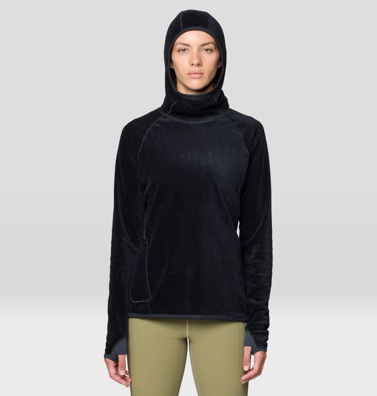 Women's Airmesh Long Sleeve Hoody, Color: Dark Storm, image 7