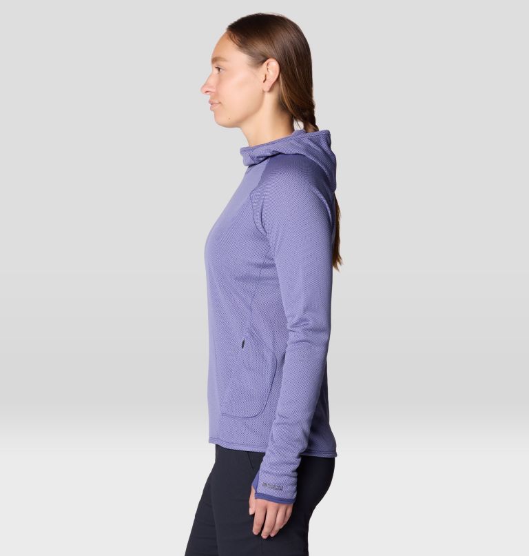 Women's Airmesh Long Sleeve Hoody, Color: Avid, image 3