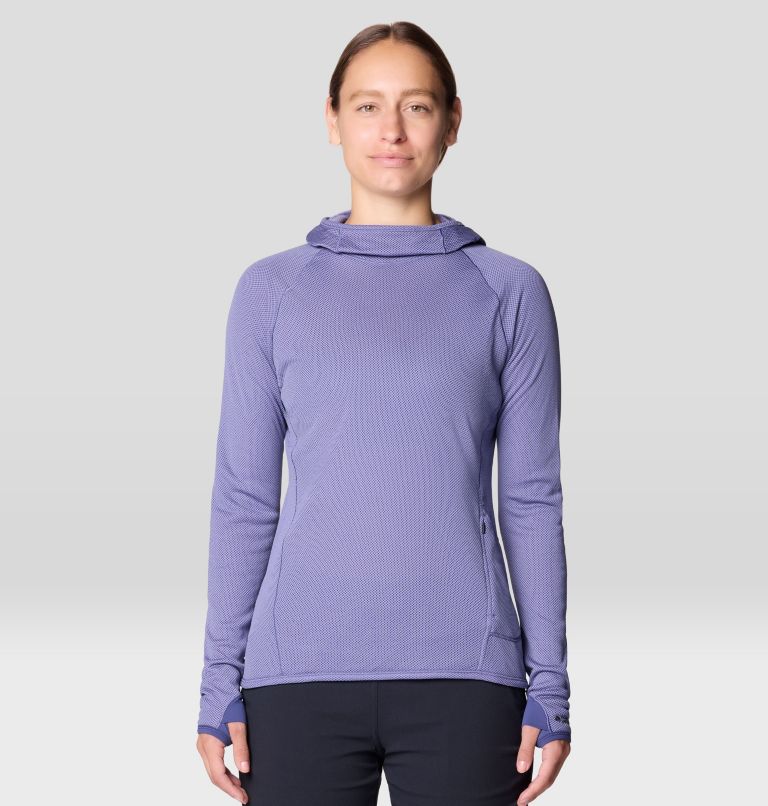 Women's Airmesh Long Sleeve Hoody, Color: Avid, image 4