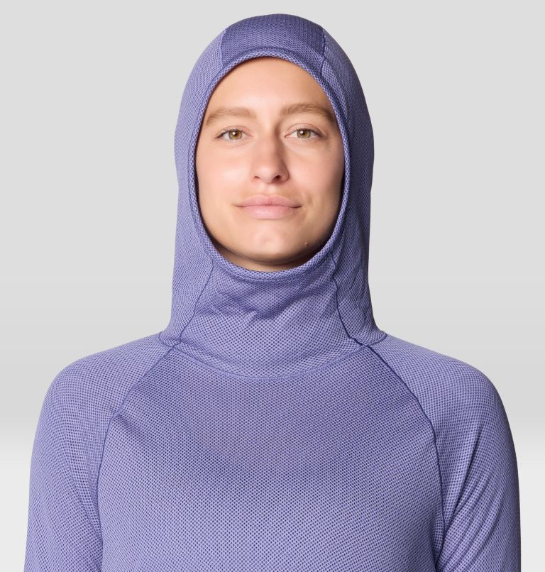 Women's Airmesh Long Sleeve Hoody, Color: Avid, image 5