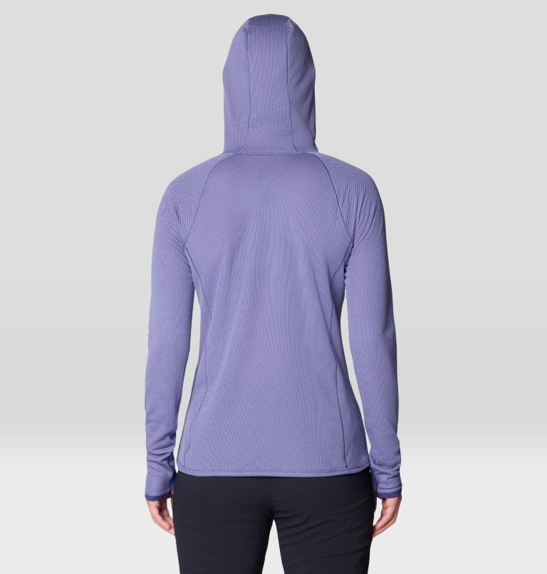 Women's Airmesh Long Sleeve Hoody, Color: Avid, image 2
