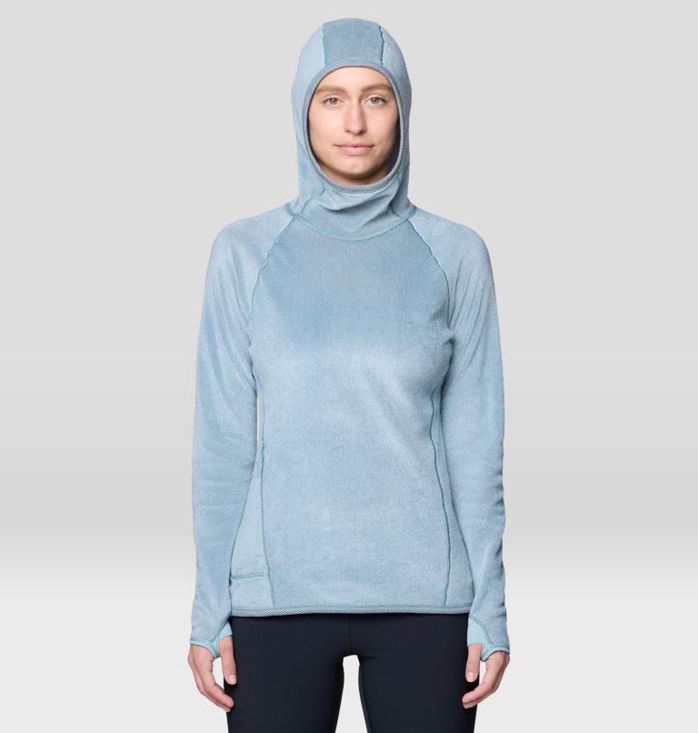 Women's Airmesh Long Sleeve Hoody, Color: Ice Shadow, image 9