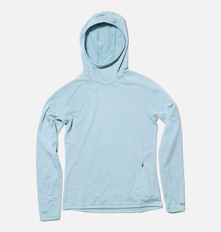 Women's Airmesh Long Sleeve Hoody, Color: Ice Shadow, image 3