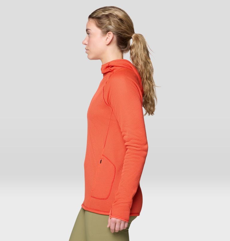 Women's Airmesh Long Sleeve Hoody, Color: Aspect, image 4