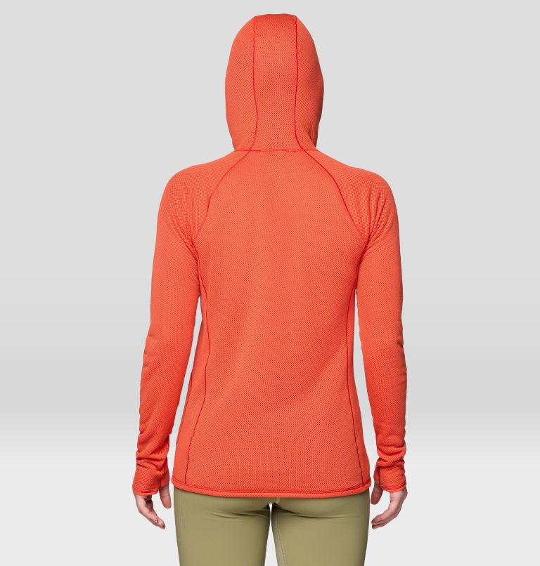 Women's Airmesh Long Sleeve Hoody, Color: Aspect, image 3