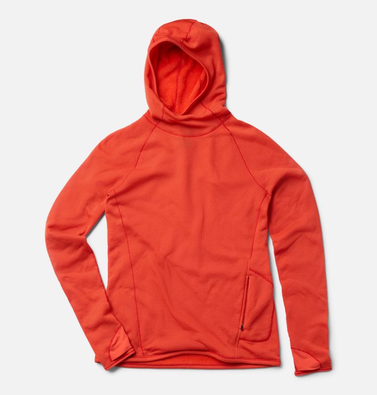 Women's Airmesh Long Sleeve Hoody, Color: Aspect, image 2