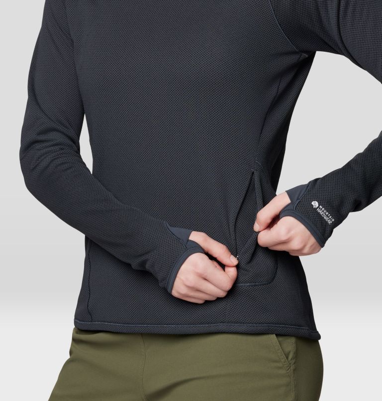 Women's Airmesh Long Sleeve, Color: Dark Storm, image 7