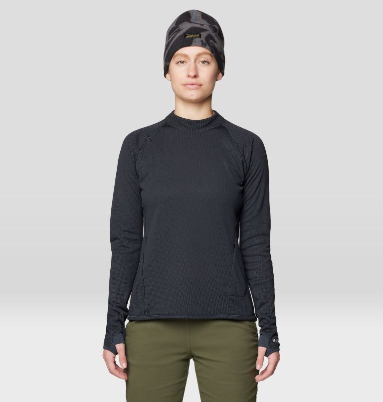 Women's Airmesh Long Sleeve, Color: Dark Storm, image 1