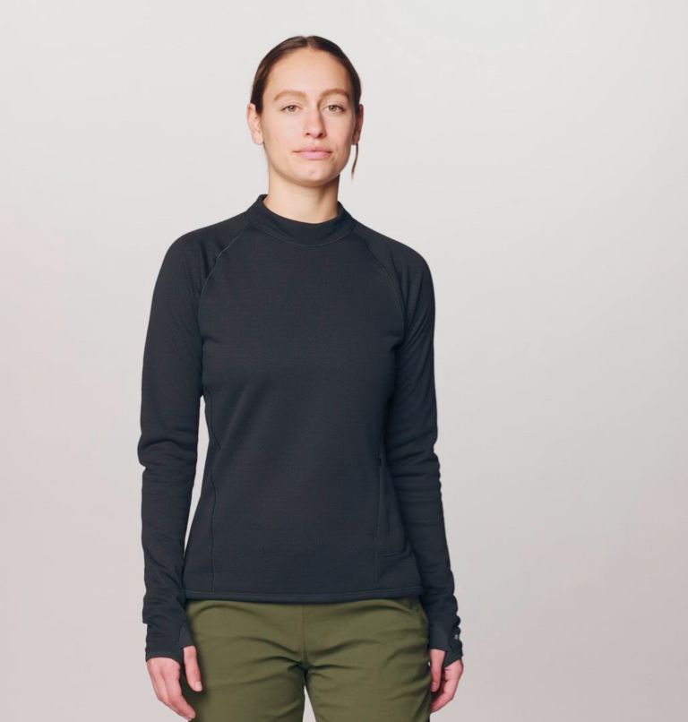 Women's Airmesh Long Sleeve, Color: Dark Storm