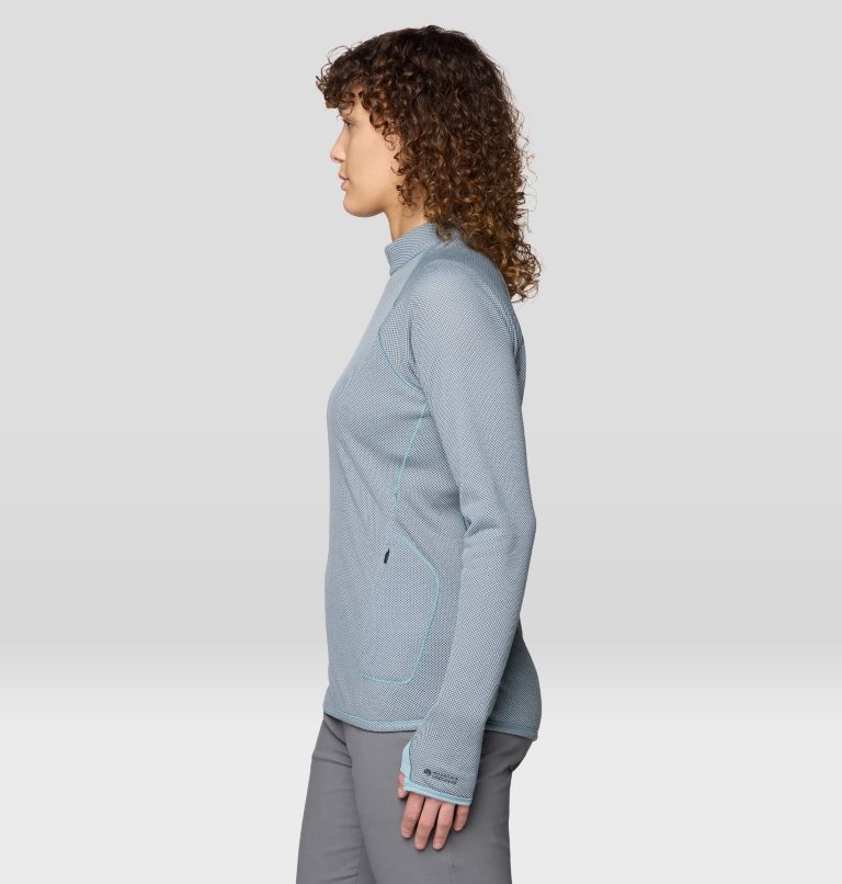 Women's Airmesh Long Sleeve, Color: Ice Shadow, image 4