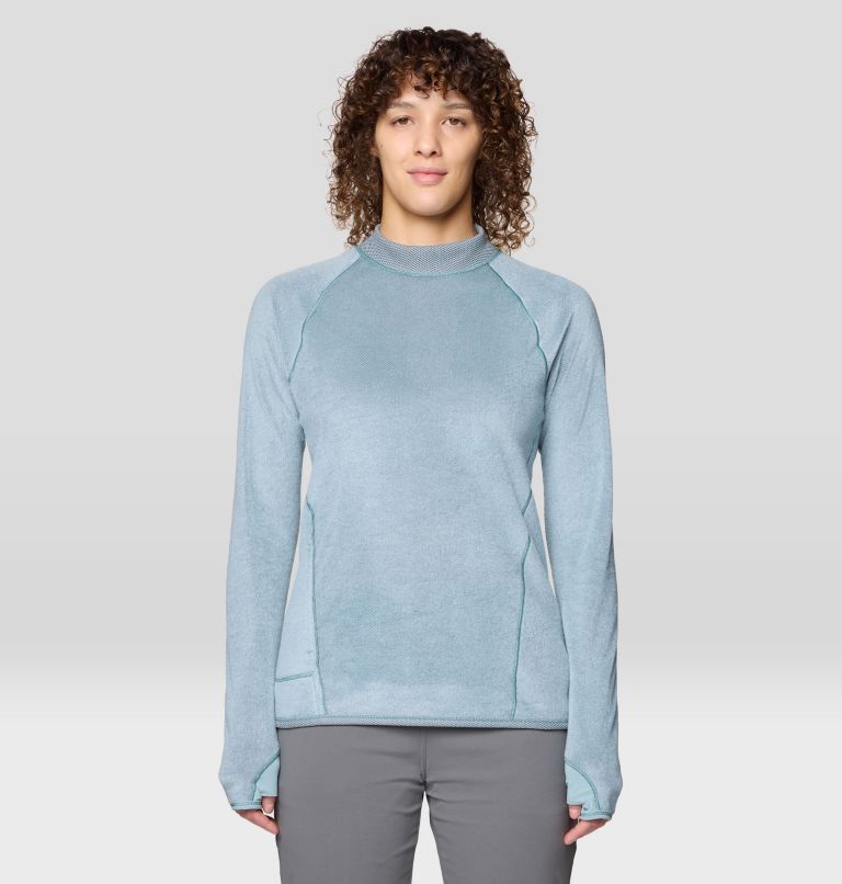 Women's Airmesh Long Sleeve, Color: Ice Shadow, image 7