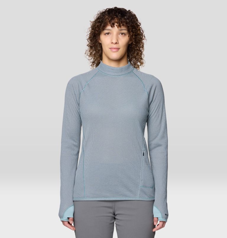 Women's Airmesh Long Sleeve, Color: Ice Shadow, image 1