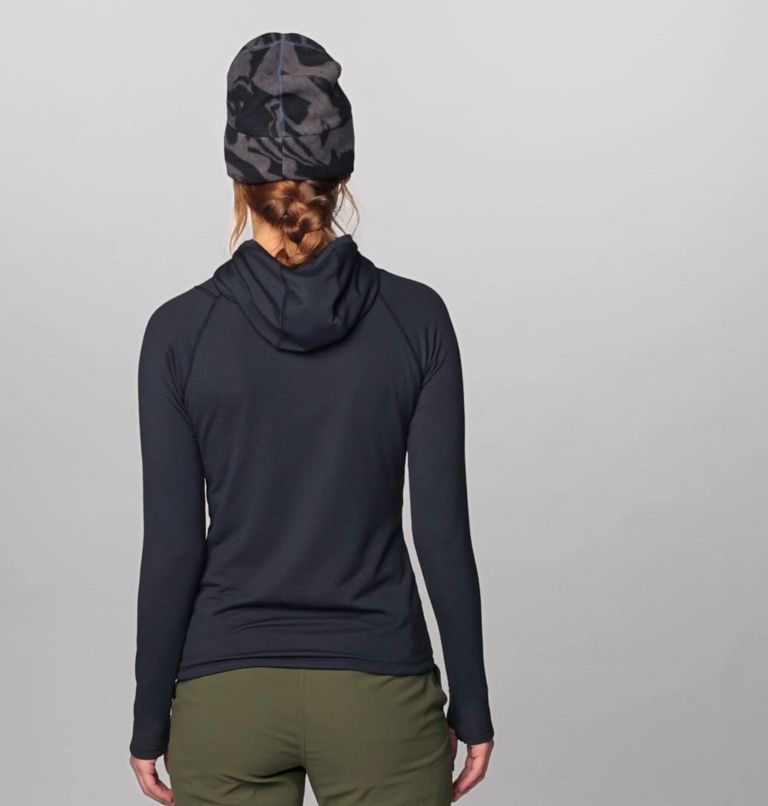 Women's Crater Lake Heavyweight Half Zip Hoody, Color: Black