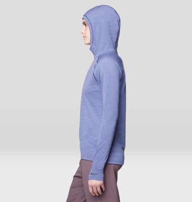 Women's Crater Lake Heavyweight Half Zip Hoody, Color: Lapis Dusk, Avid, image 12