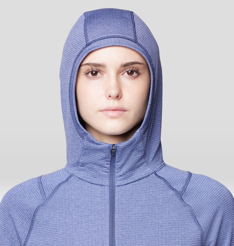 Women's Crater Lake Heavyweight Half Zip Hoody, Color: Lapis Dusk, Avid, image 6