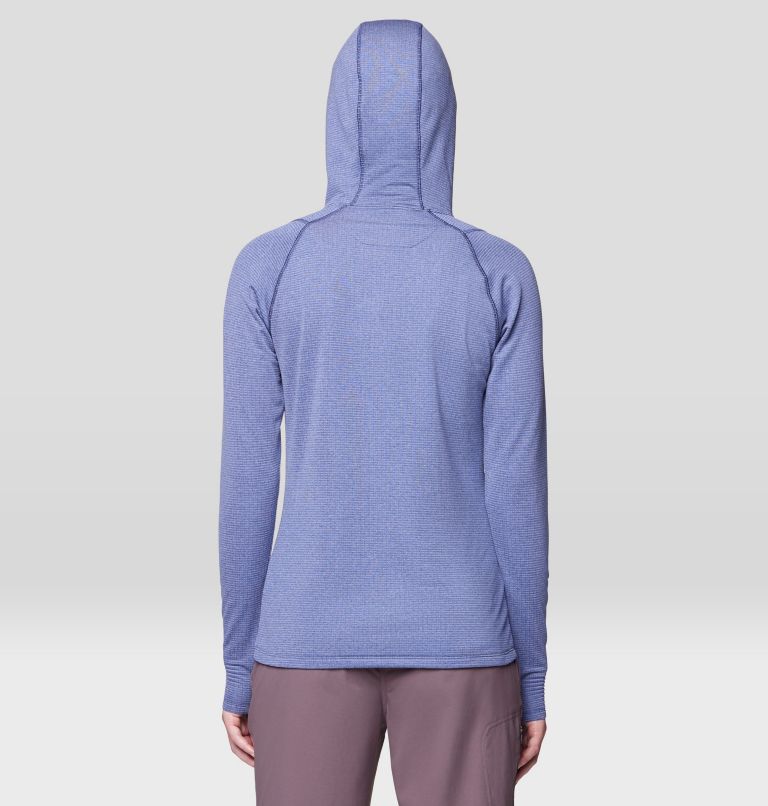 Women's Crater Lake Heavyweight Half Zip Hoody, Color: Lapis Dusk, Avid, image 3