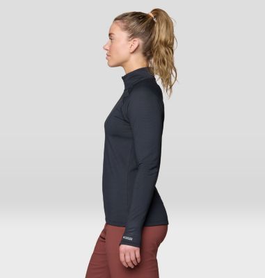 Women's Crater Lake Heavyweight Half Zip, Color: Black, image 11