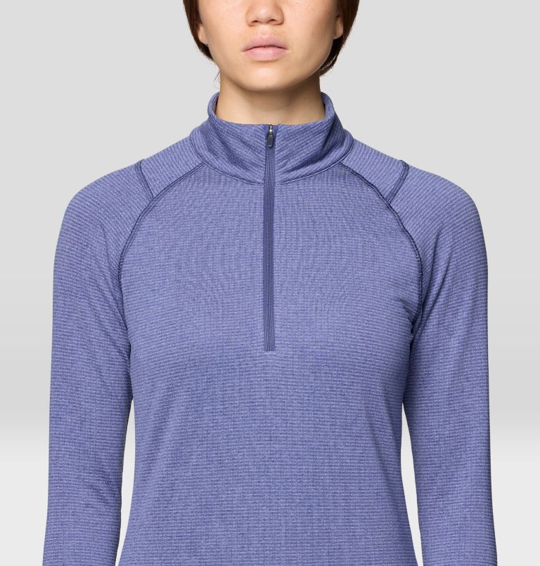 Women's Crater Lake Heavyweight Half Zip, Color: Lapis Dusk, Avid, image 7