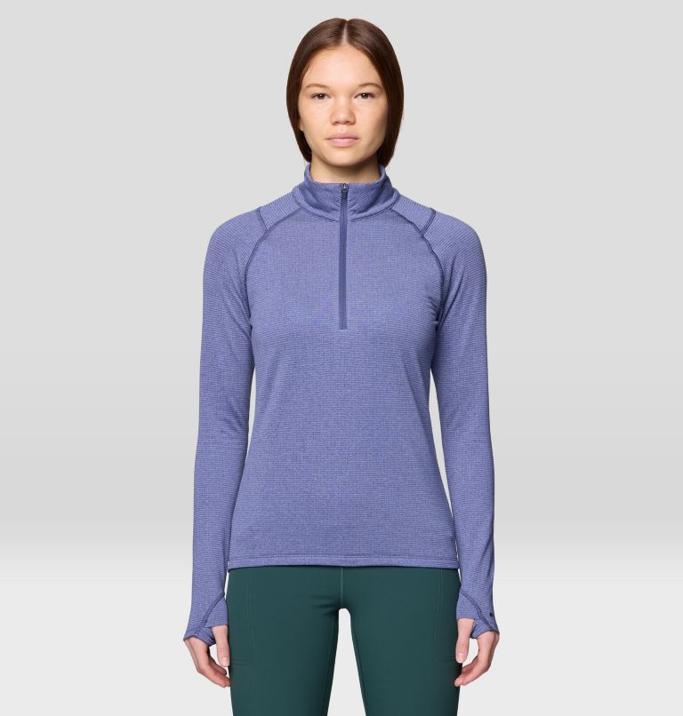 Women's Crater Lake Heavyweight Half Zip, Color: Lapis Dusk, Avid, image 1
