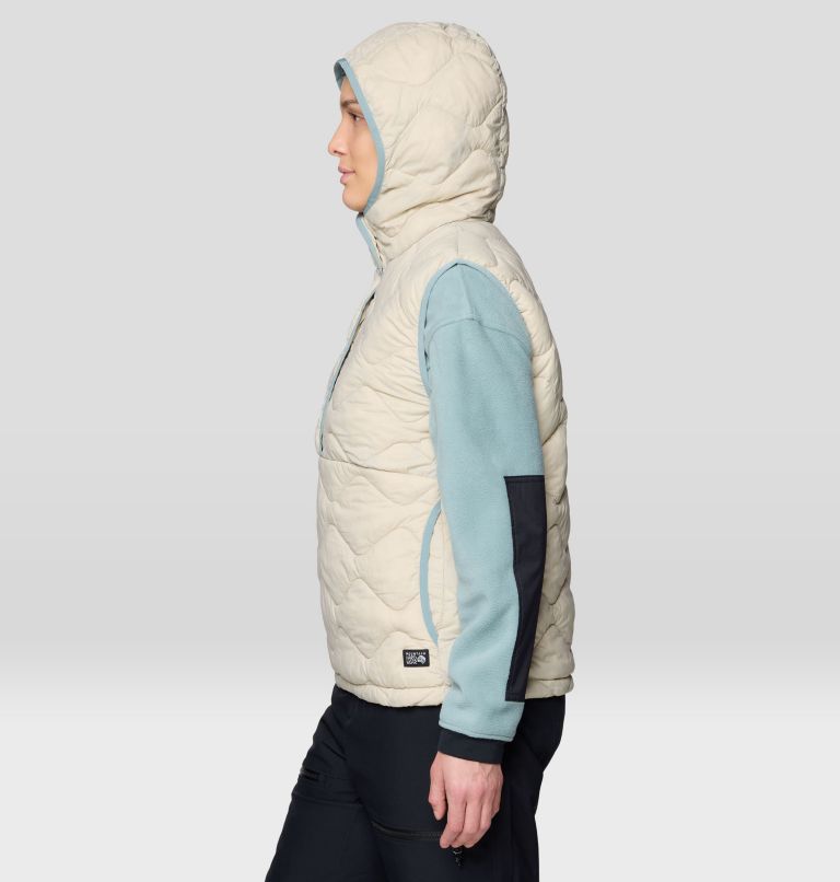 Women's Seek Out Snap Neck Vest, Color: Fossil, image 4
