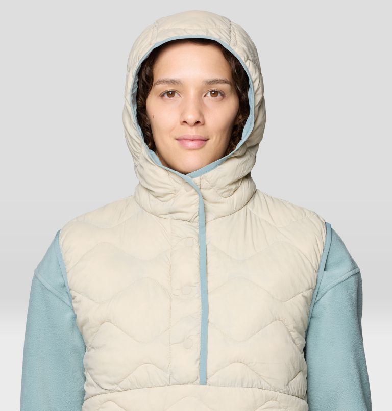 Women's Seek Out Snap Neck Vest, Color: Fossil, image 6
