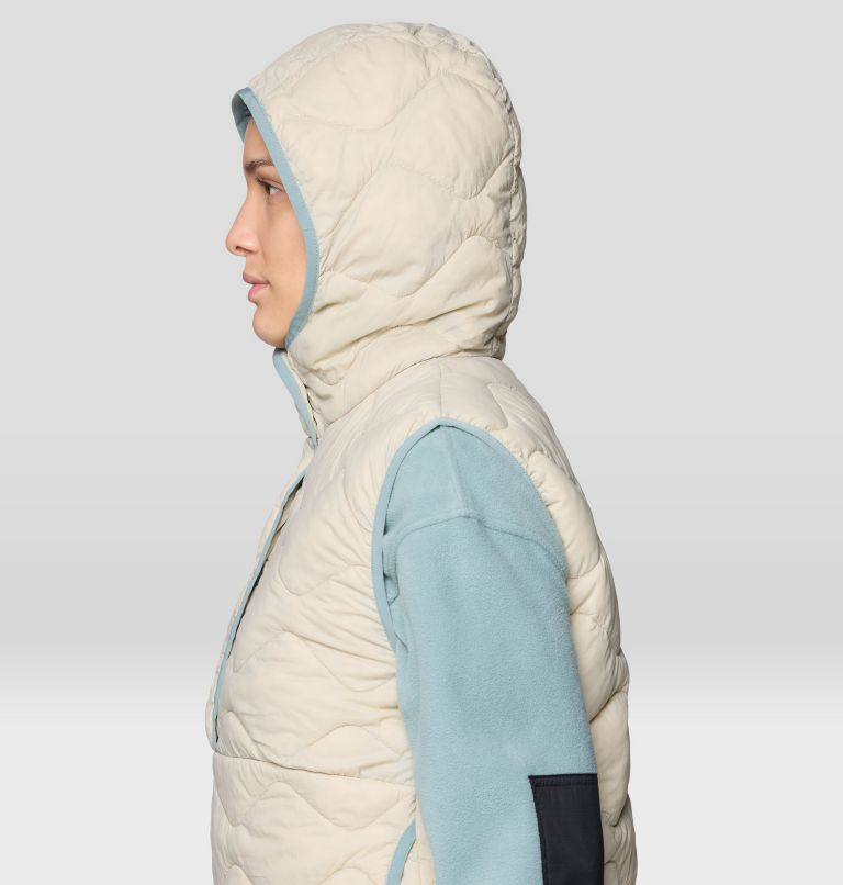 Women's Seek Out Snap Neck Vest, Color: Fossil, image 7