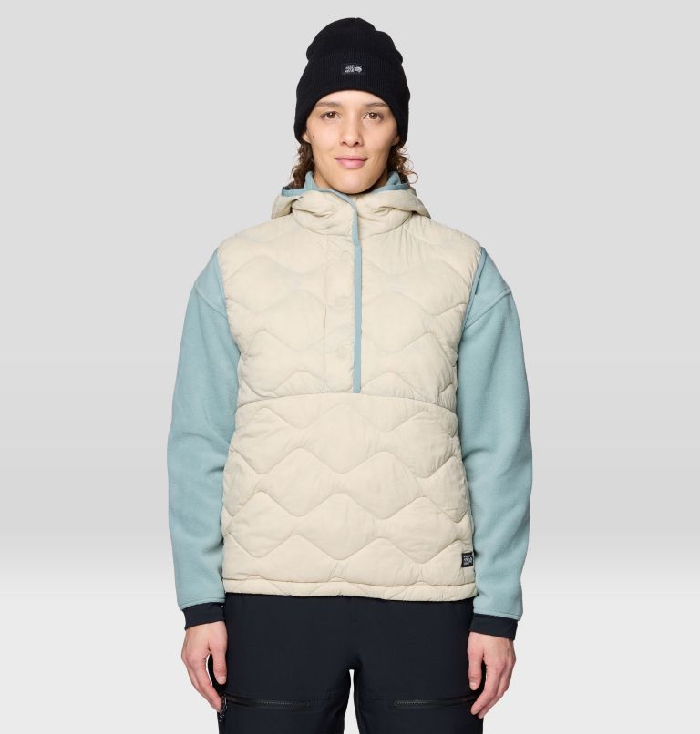 Women's Seek Out Snap Neck Vest, Color: Fossil, image 1