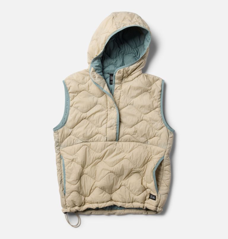 Women's Seek Out Snap Neck Vest, Color: Fossil, image 2