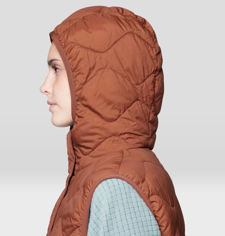 Women's Seek Out Snap Neck Vest, Color: Cocoa Brown, image 5